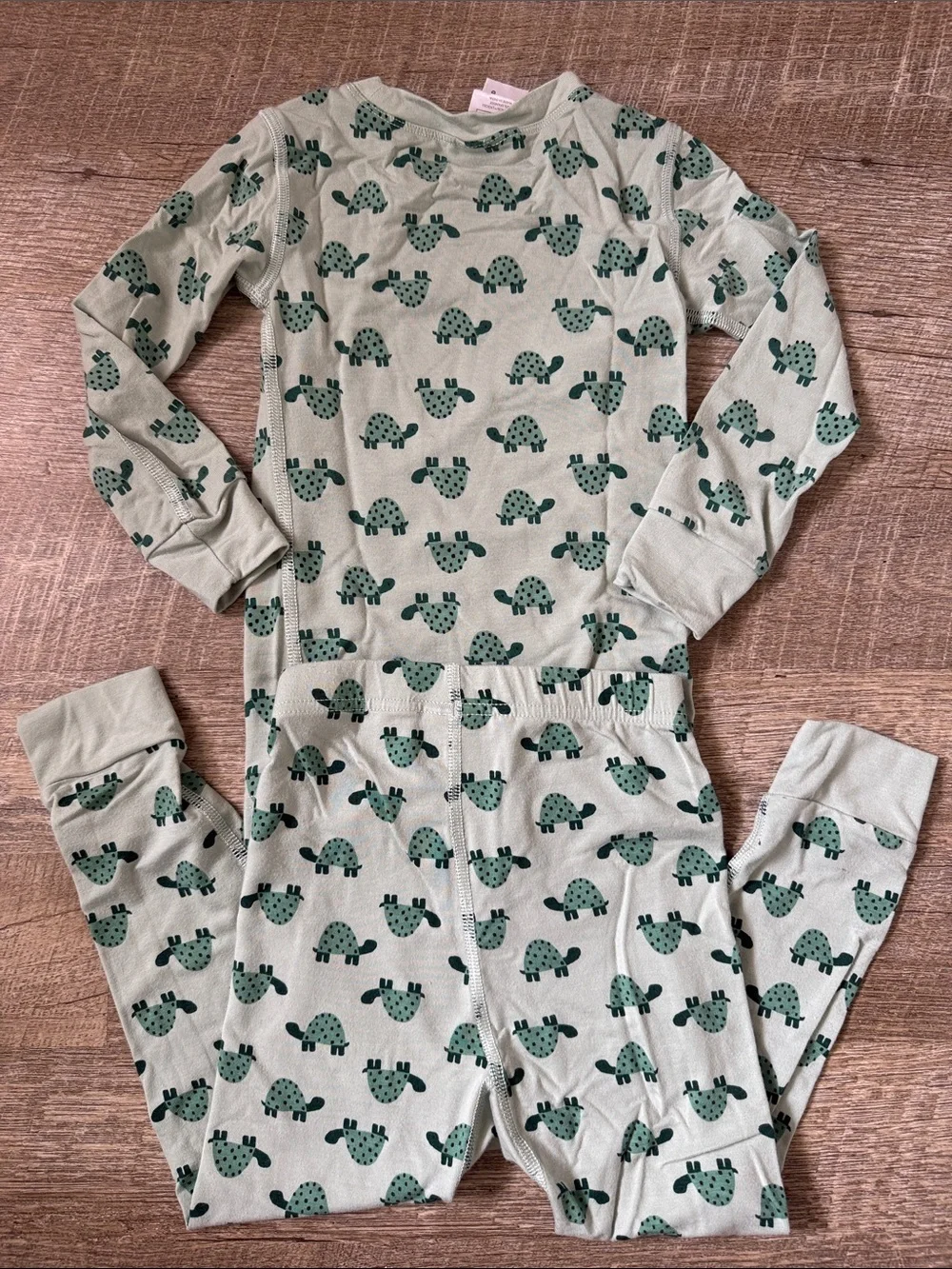 Hanna Andersson Turtle Print Pajama Set Size 3T